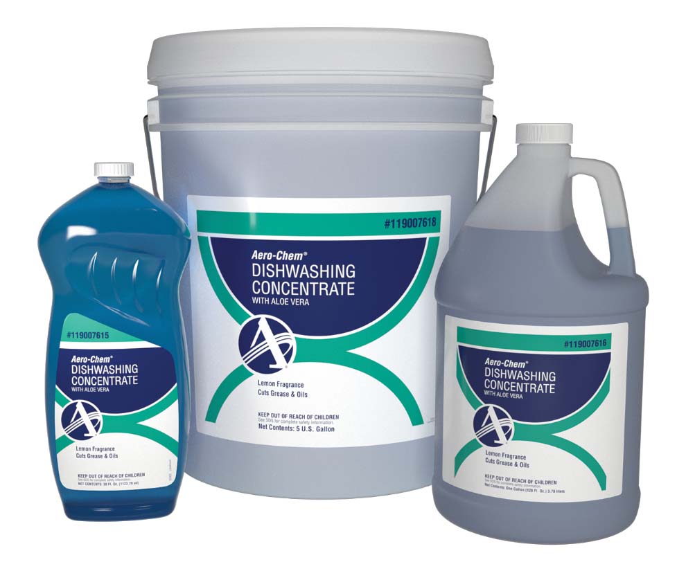 Aero-Chem&reg; Dishwashing Concentrate with Aloe Vera